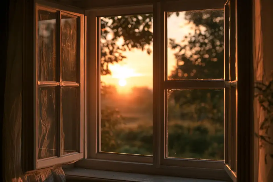 une fenêtre qu’on ouvre en grand sur un matin de campagne.